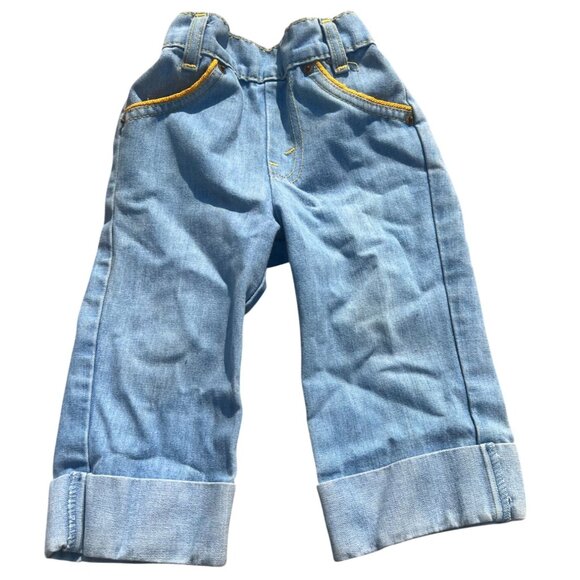 Vintage RARE Toddler Levi's Jeans with Rainbow Star Back Pocket - Picture 1 of 9